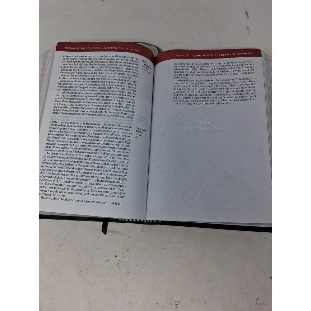 NIV Life Application Study Bible, 3rd Edition, Bonded Leather Black,  Large Txt